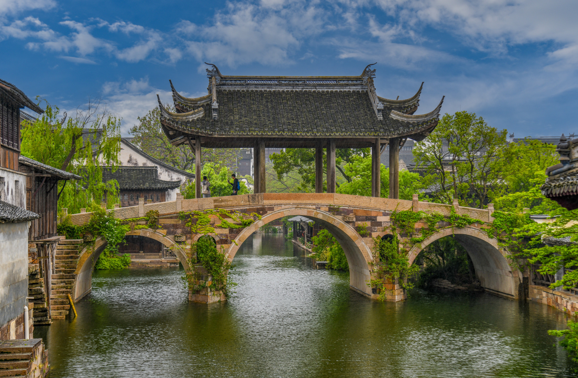 嘉兴濮院古镇之岳氏三进士第 濮商会馆 关王庙