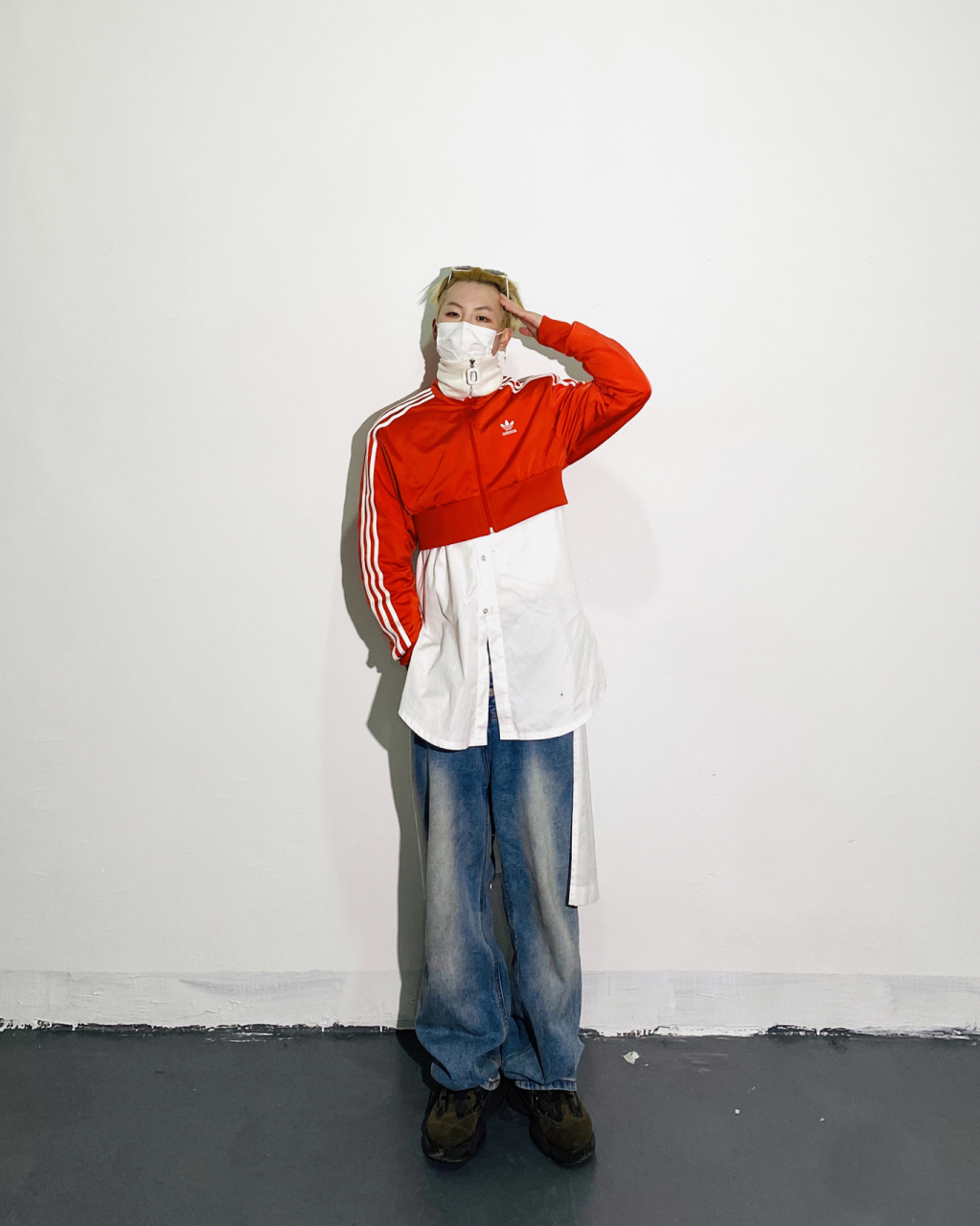 今日分享江草子运动装搭配牛仔裤(第四期) 运动装不管怎么去混搭都很