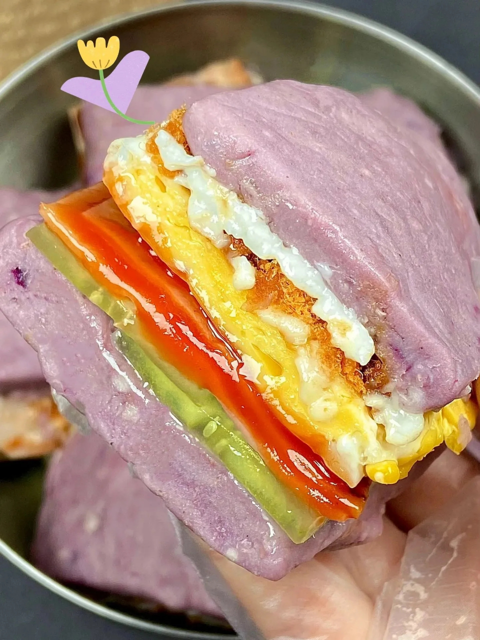 低卡低脂早餐就吃它了  食材: 芋头,黄瓜,火腿片,无糖肉松  做法