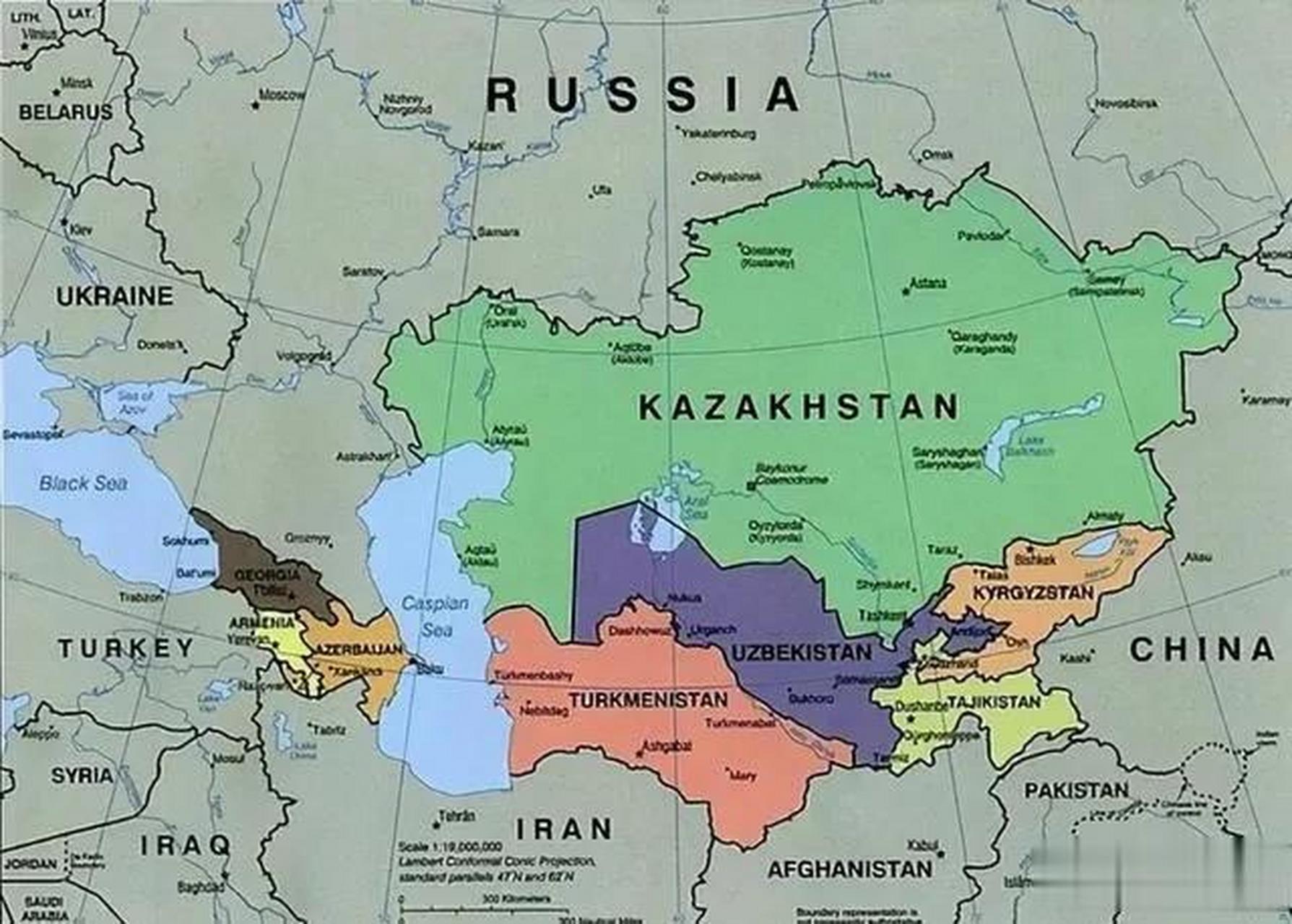 【哈萨克斯坦计划在2026-27年前完成与俄罗斯的边界划分】哈俄国境线