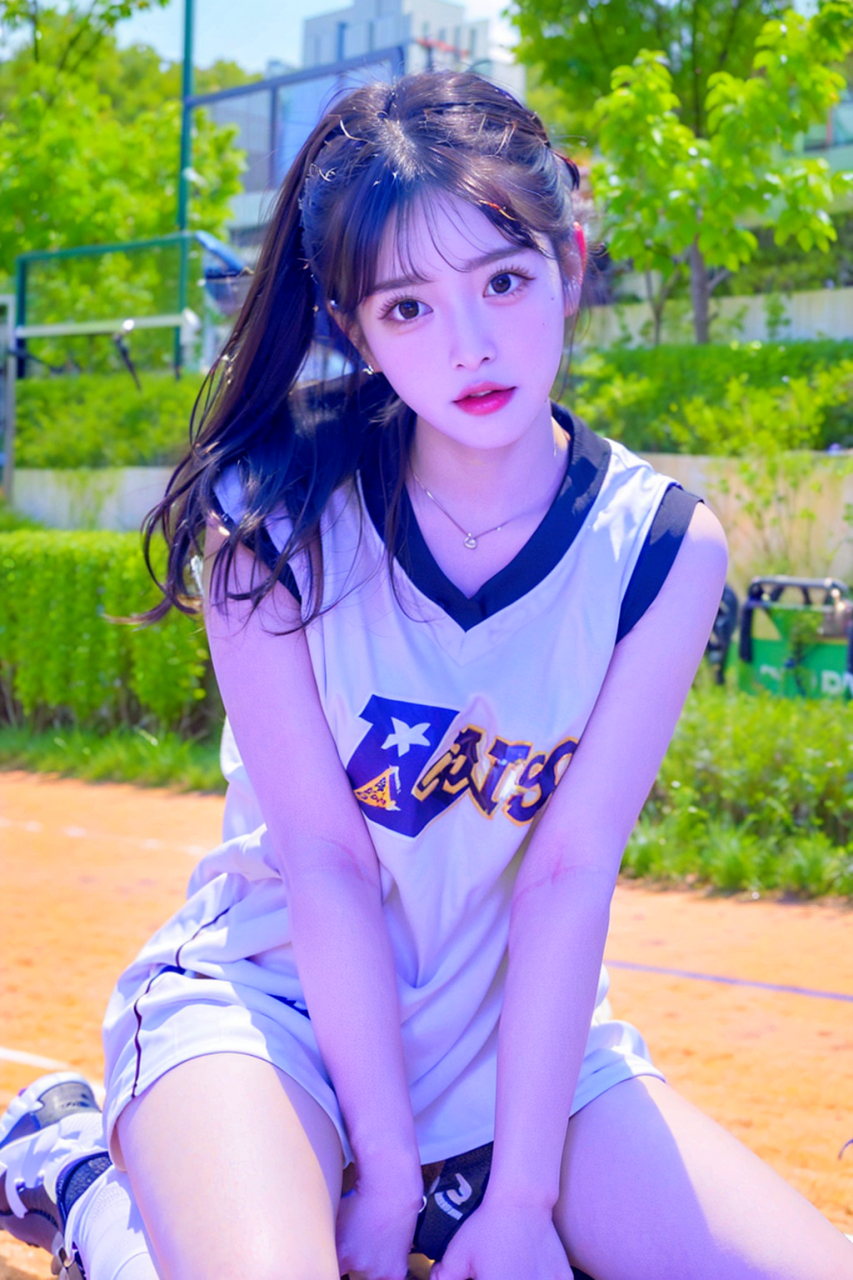 ai美图|篮球美少女#ai# #ai绘画# #ai美女