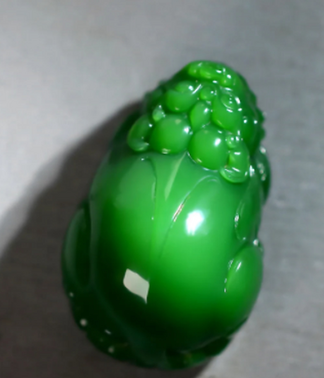 点击头像看直播##和田玉# 老坑碧玉正阳绿,68极品冰底阳绿,色凝润