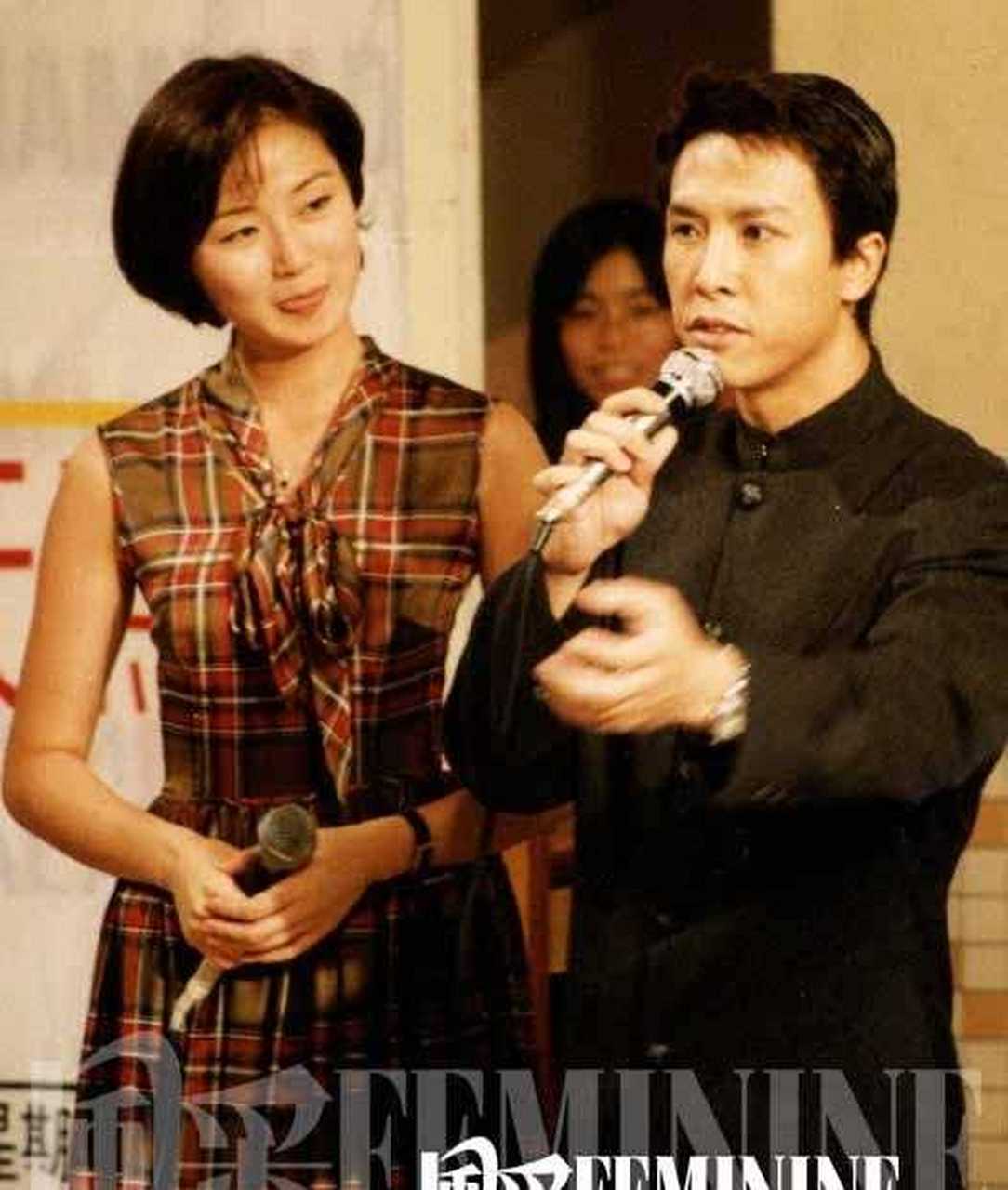 1995年9月15日,甄子丹,万绮雯,尹天照在吉隆坡金河广场宣传剧集《精武