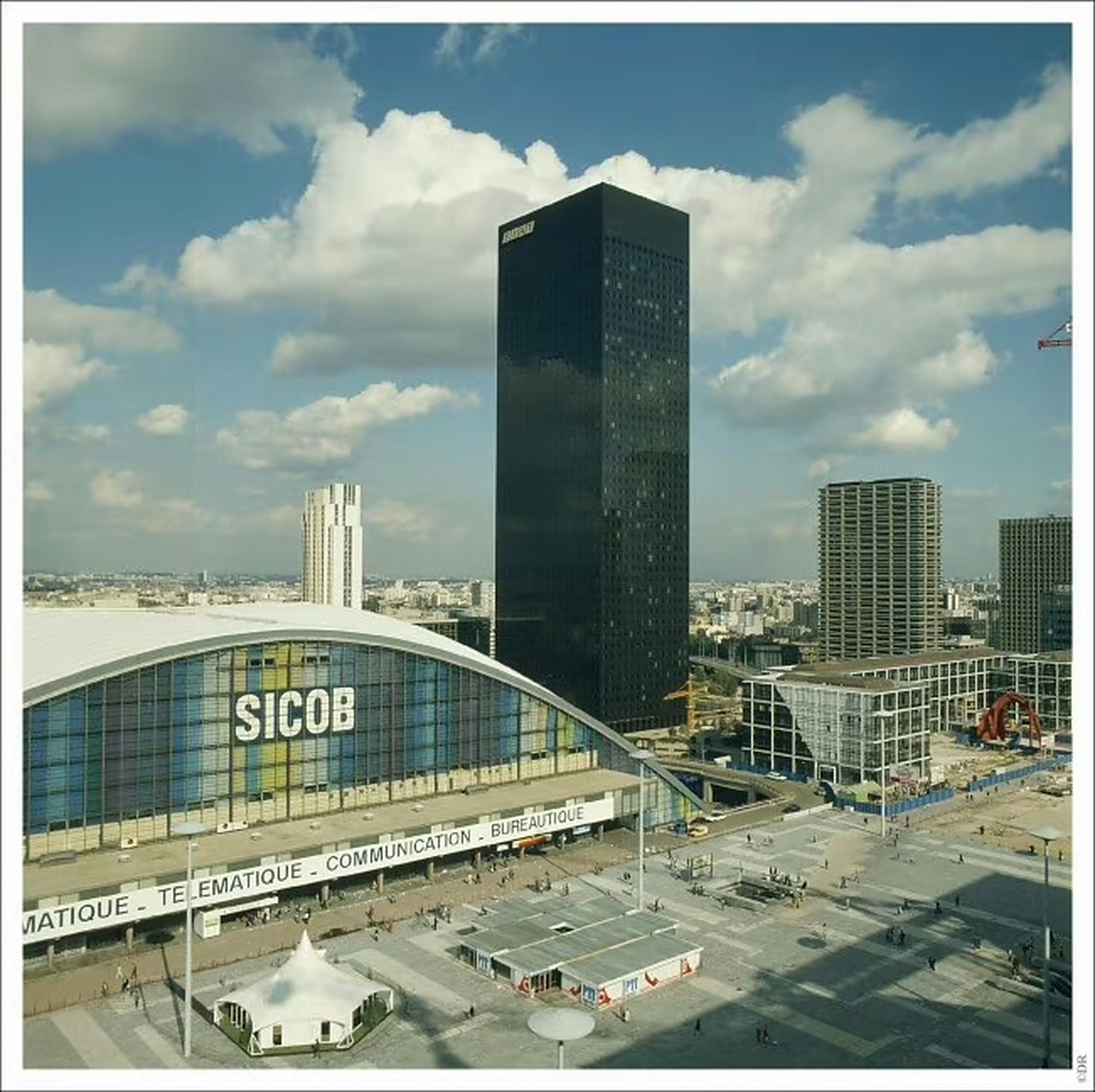 80年代的法国巴黎拉德芳斯cbd