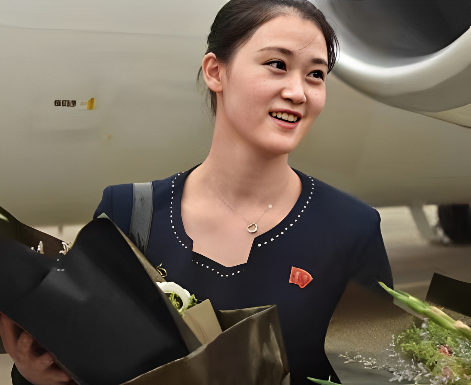 朝鲜的空姐是原始的美女,有一个伟大的身体.