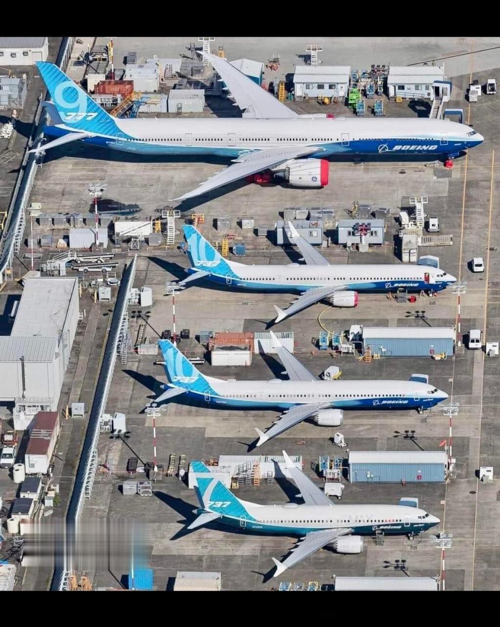 波音客机尺寸对比