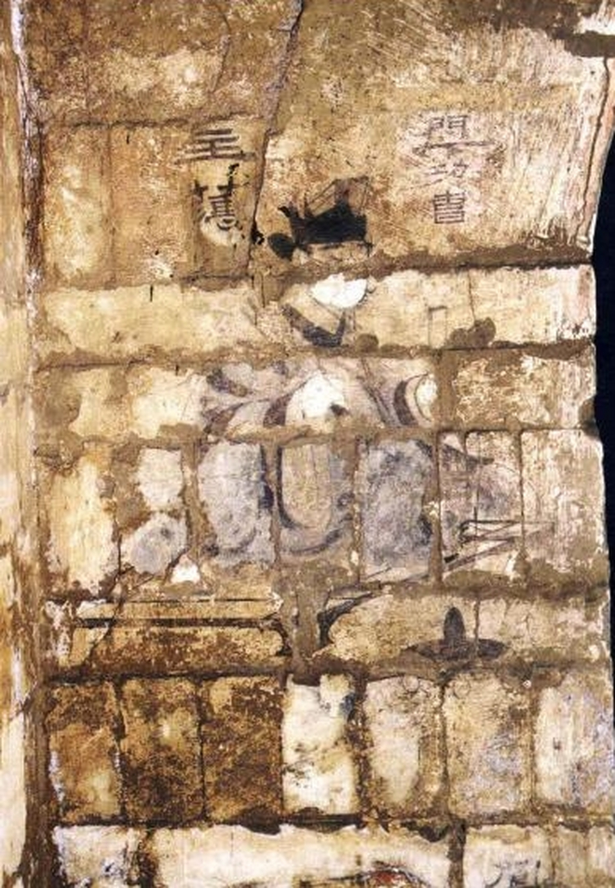文物# 这是一组河北省望都县一号汉墓出土的壁画.