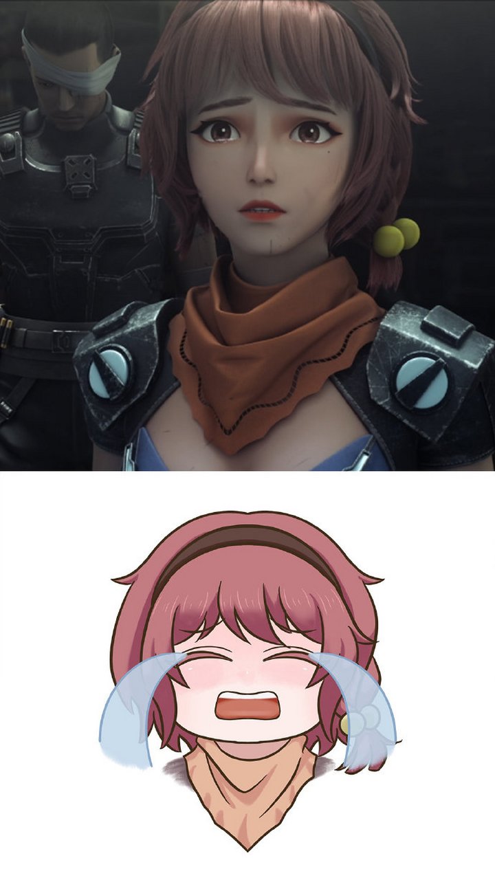 #灵笼# 艾丽卡的表情包已上线,赶紧收藏#[打call]