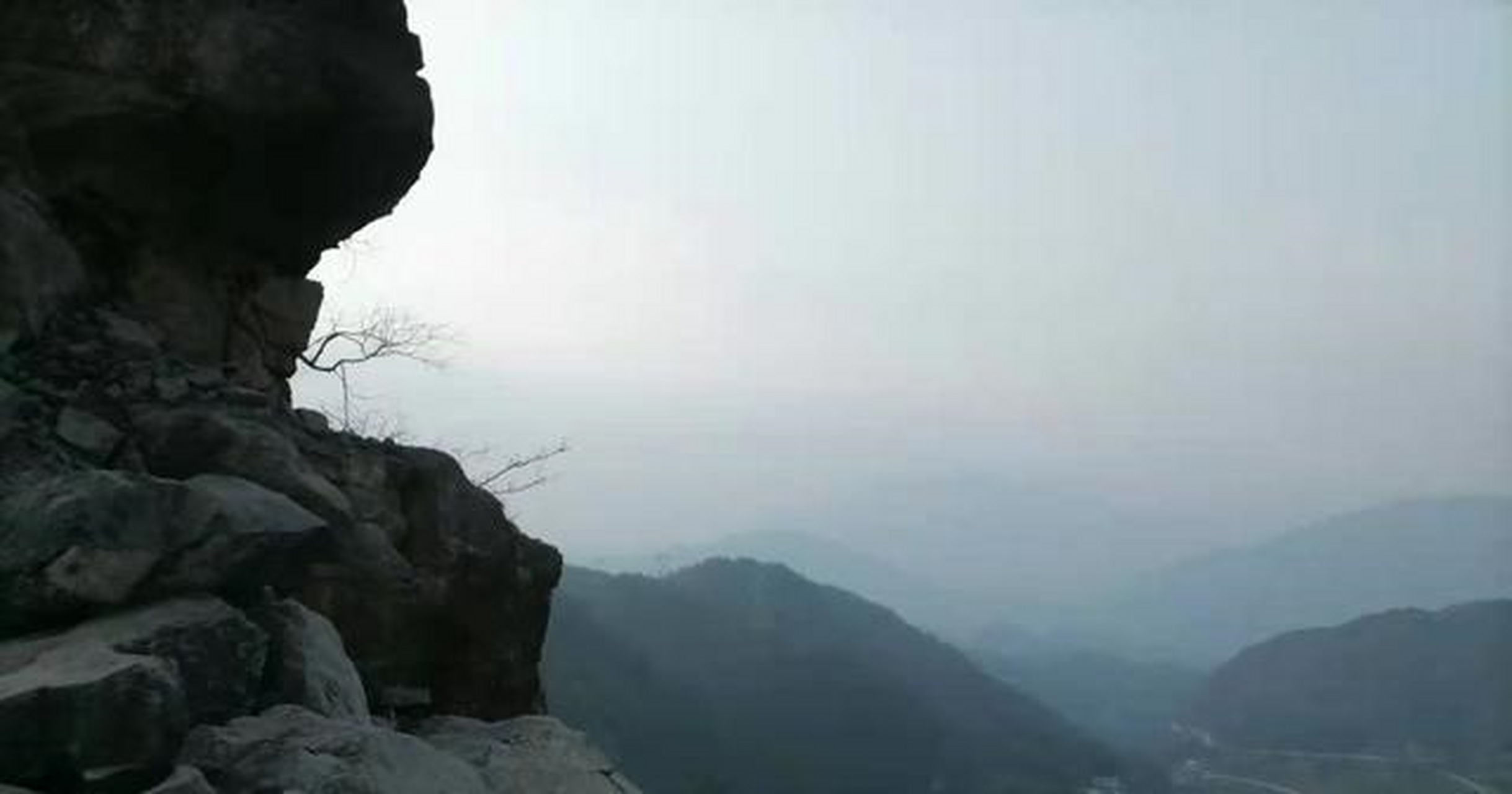 车观五峰千丈岩风光