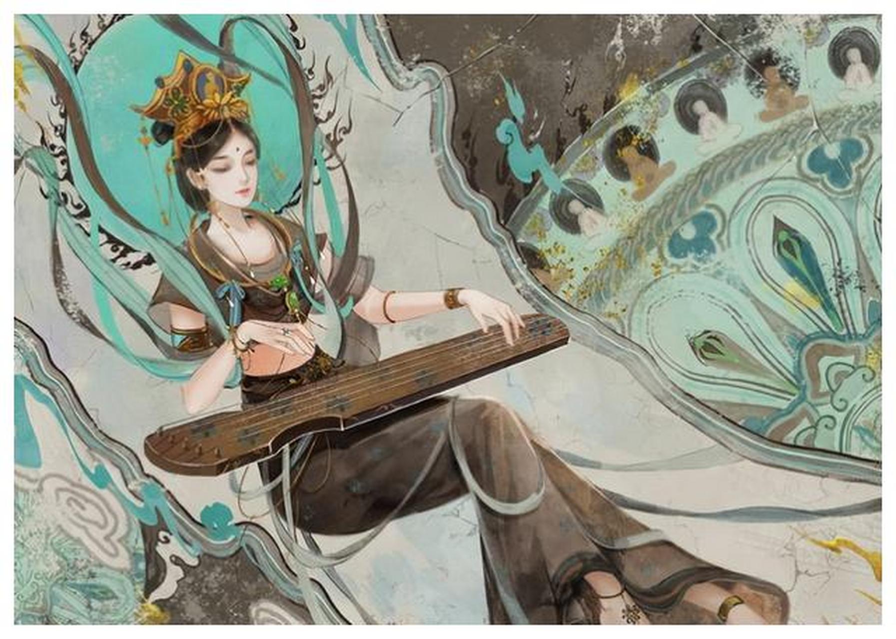 神话故事洛水女神宓妃,洛神和后羿的爱情故事