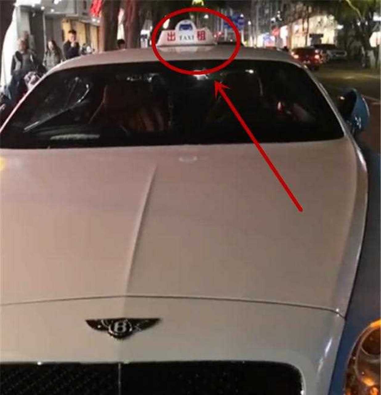 双色版宾利欧陆gt出租车,是在开玩笑吗?