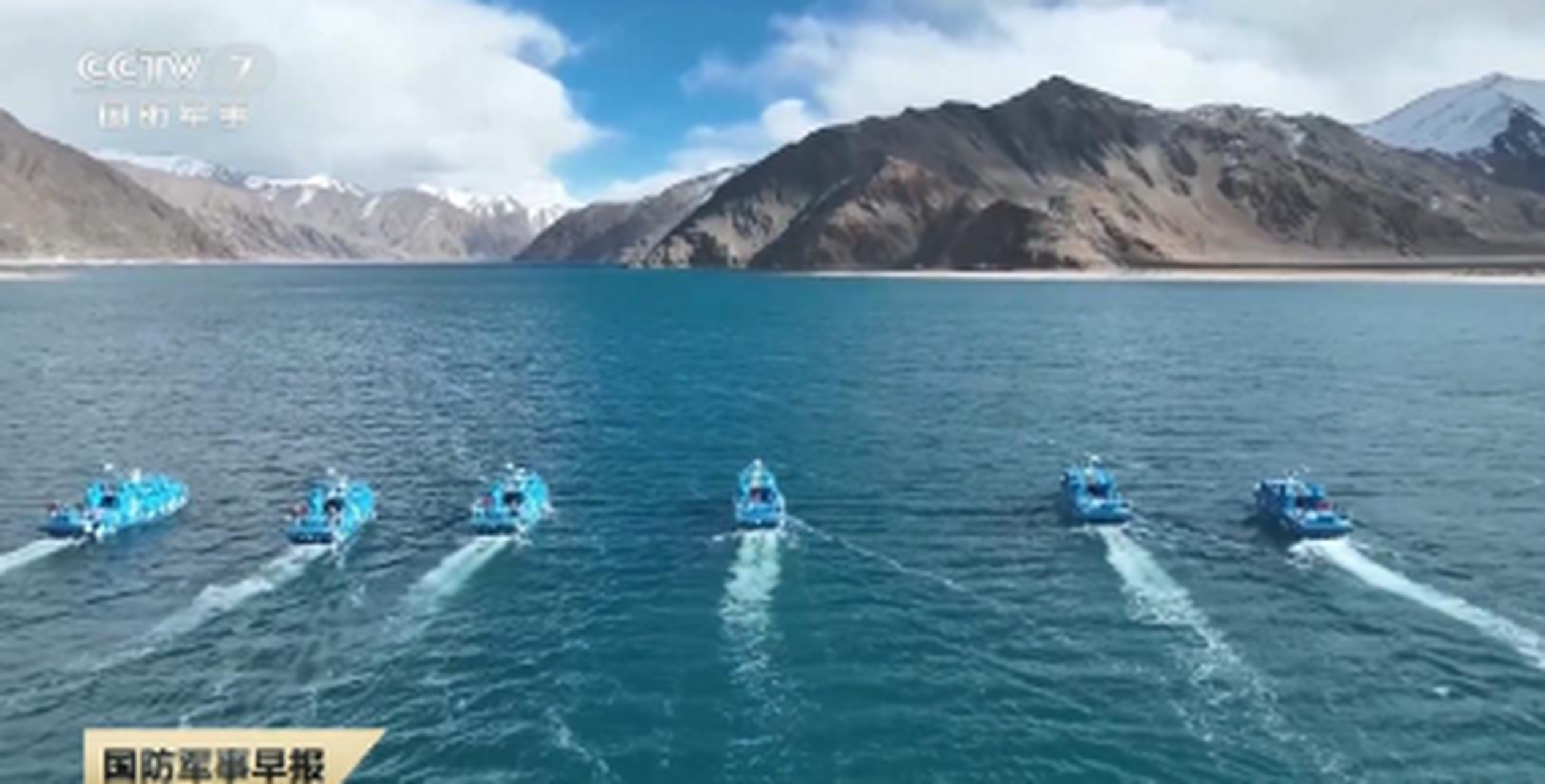 班公湖上的"西海舰队",高原缺氧路况也不好,在这里部署个"小舰队"确实