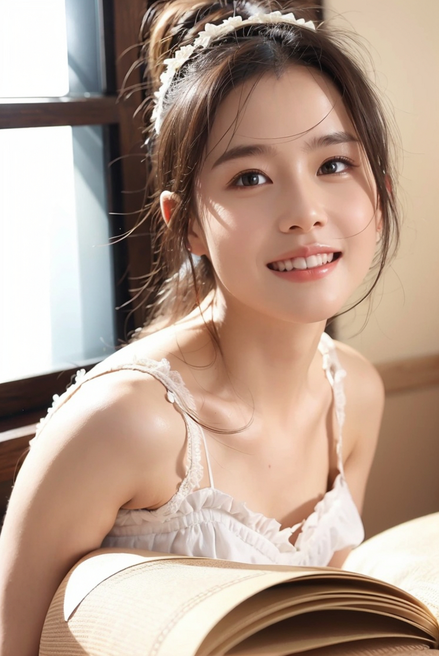 气质甜美女神,笑容动人少女艺术照#美女# #性感美女