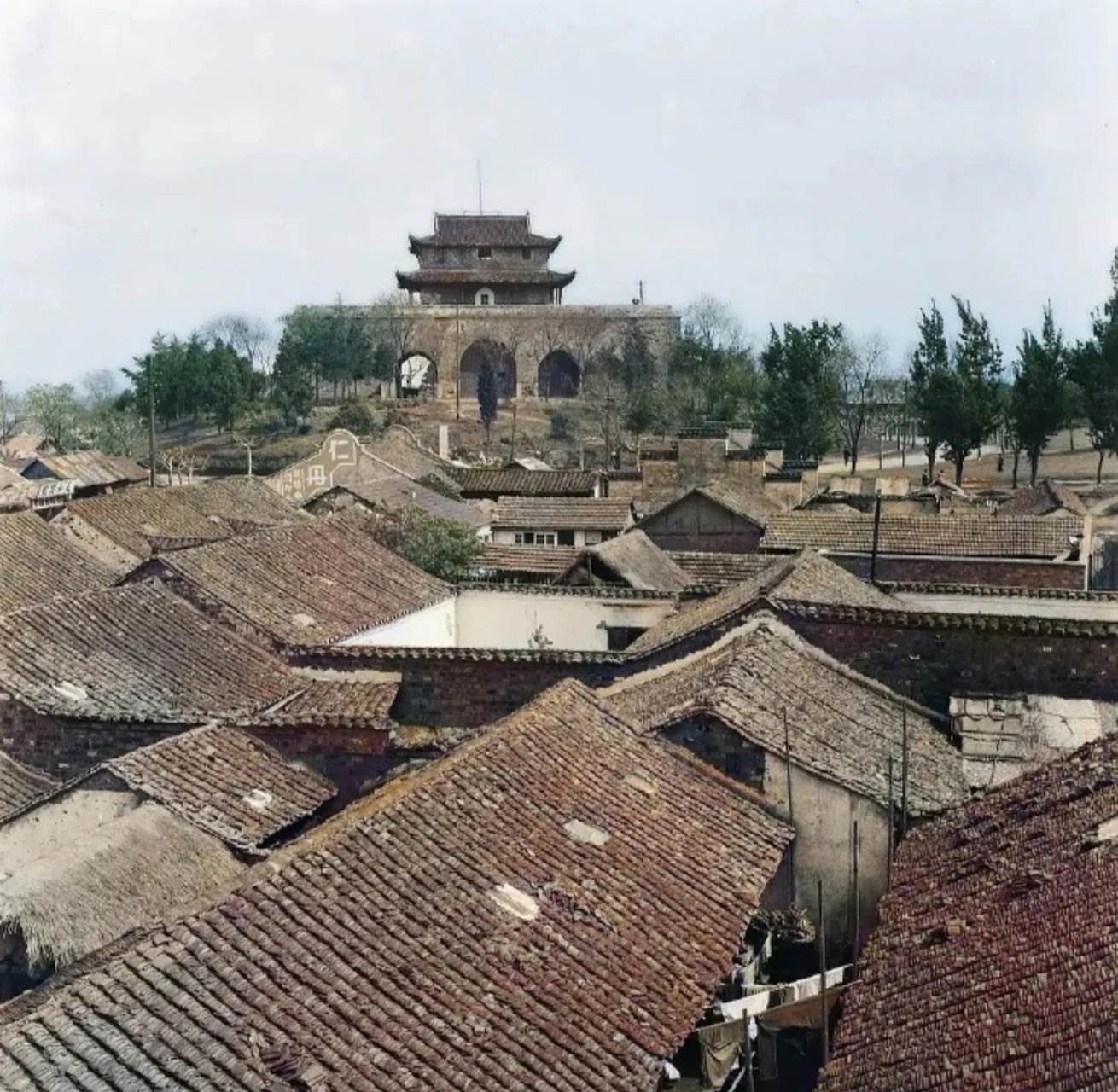 老照片!100年前的南京