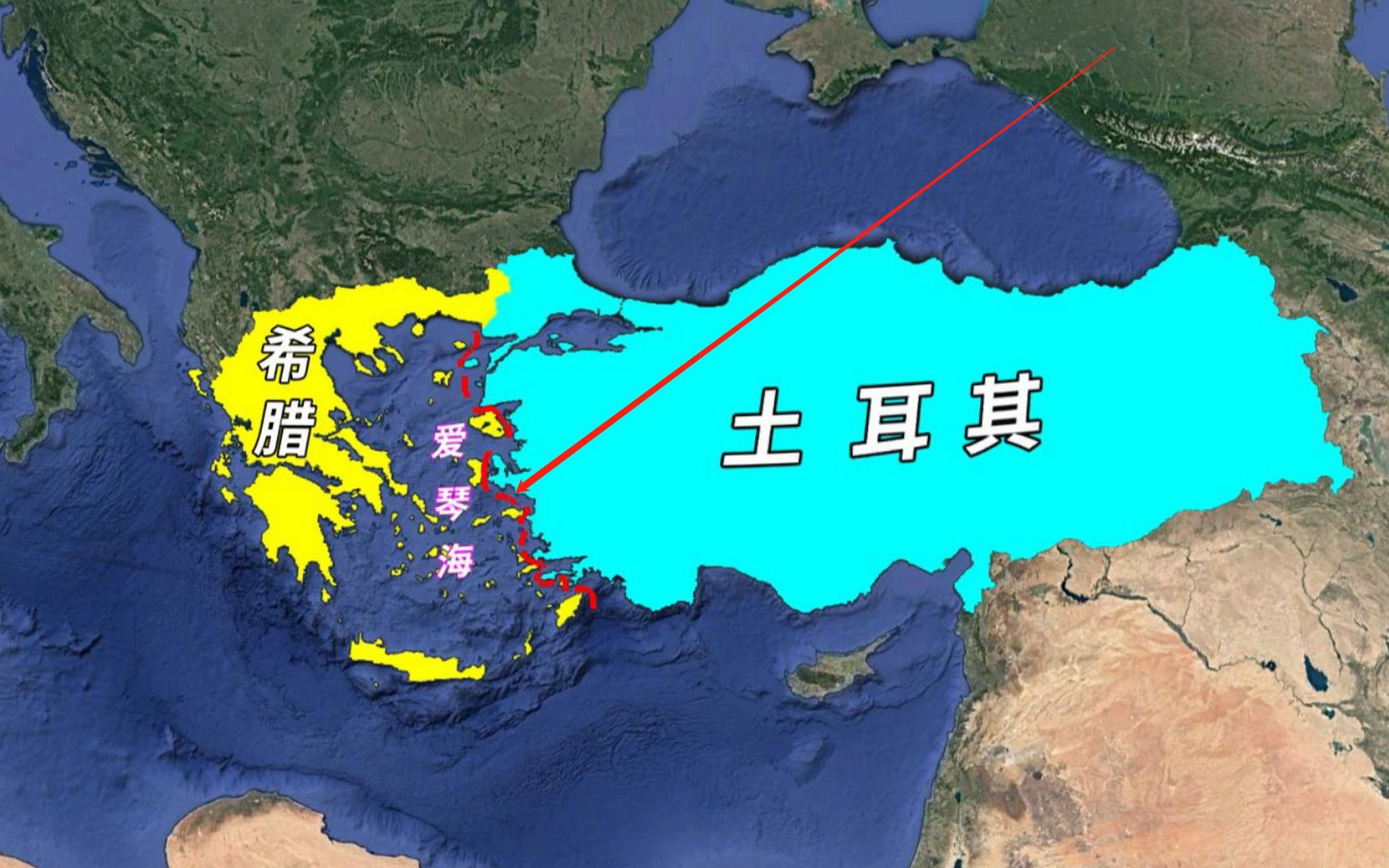 希腊,是一个国土面积13.20万平方千米,人口1043万的欧洲国家!