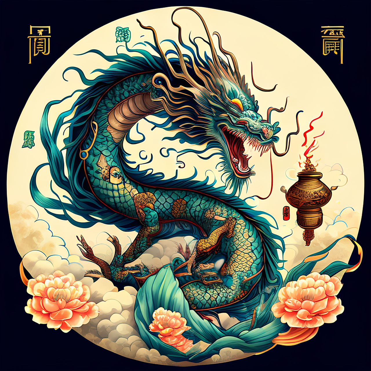 日高未觉睡态足,风定亦送龙香来.绚丽,生动,4k#百度文心一言来了