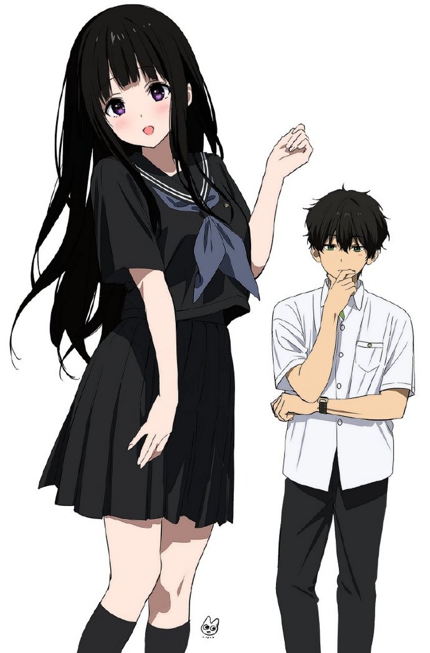 经典动漫# 冰菓画师mery新绘:折木,你更喜欢哪一套衣服呢?[心]