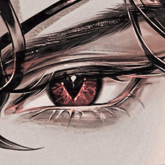 花城眼睛进化史,太帅了@一笔尽什的动态