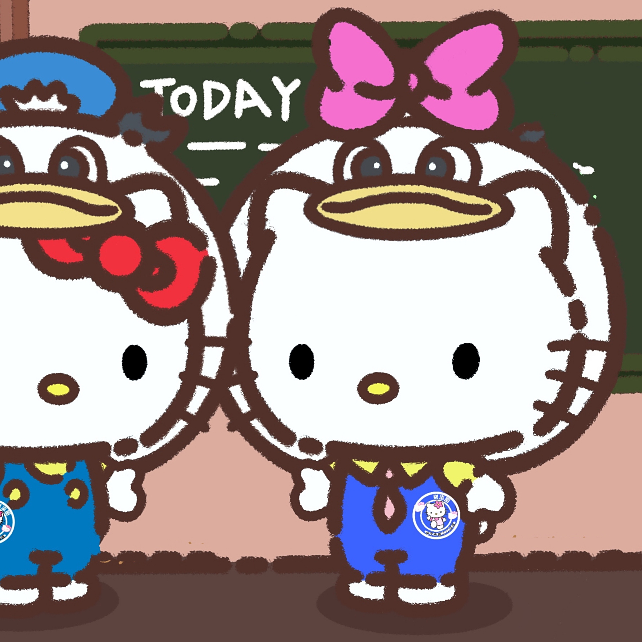 情侣头像/hellokitty今天是唐老鸭	 也是客定～ 不能二改二传!