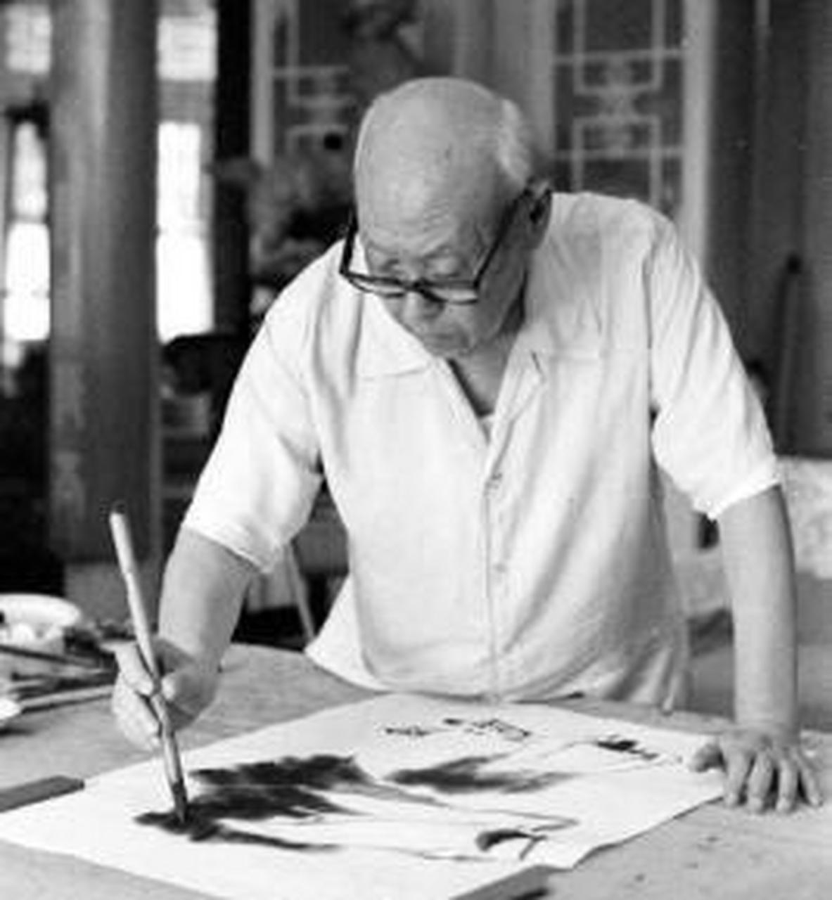 李苦禅是我国著名的国画大师,一幅画作能卖出几千万元.