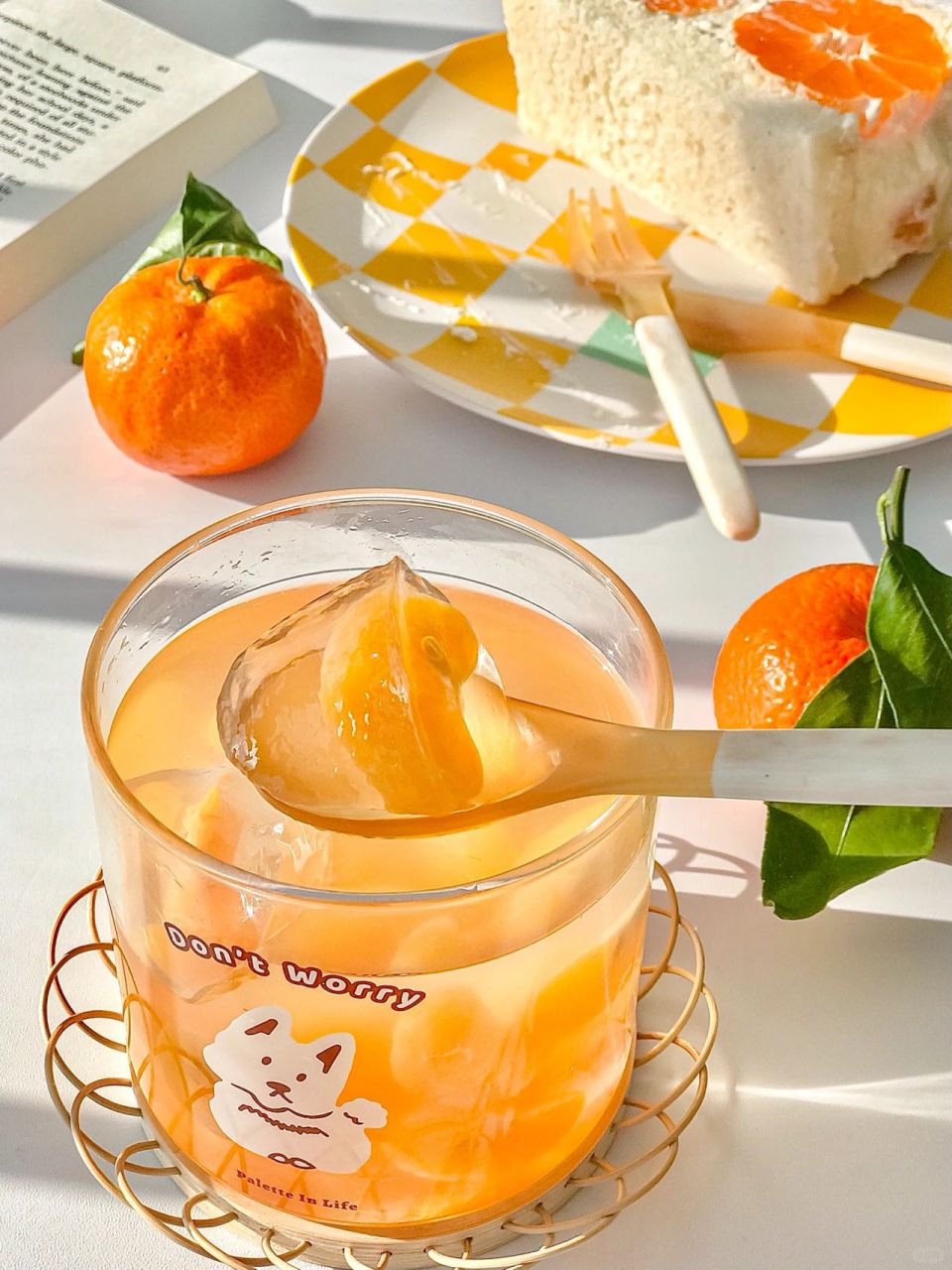 新年大橘大利橘子酸奶三明治77橘子果冻 超简单零失败的ins风高颜值