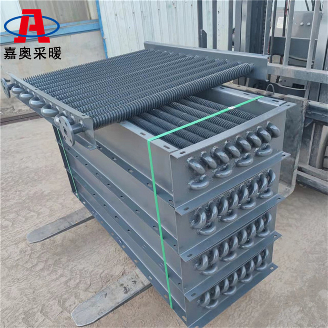蒸汽锅炉翅式换热器 工业烘干翅片管暖气片,厂车间用翅片管散热器