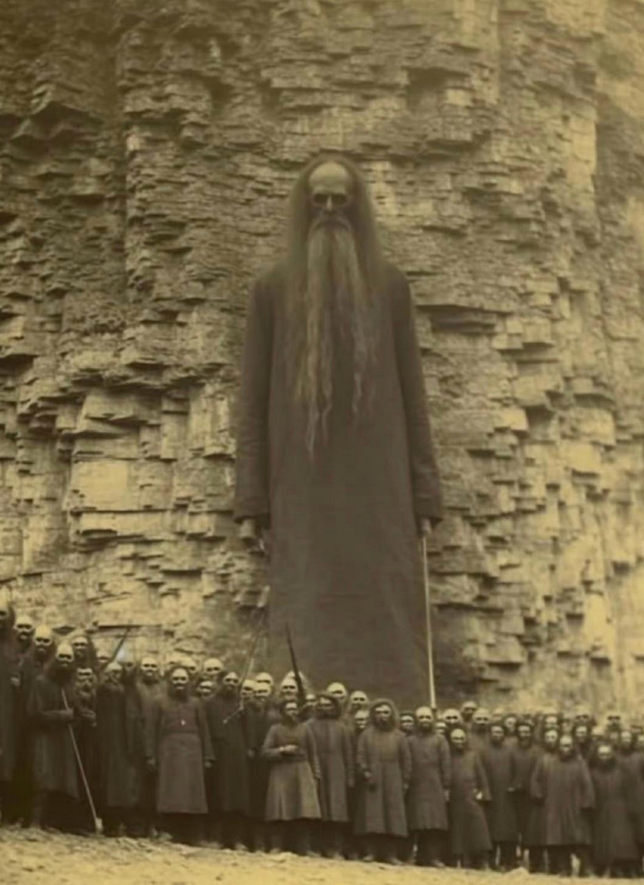 有关巨人的照片,你怎么看 大家说是真实的吗[开心]