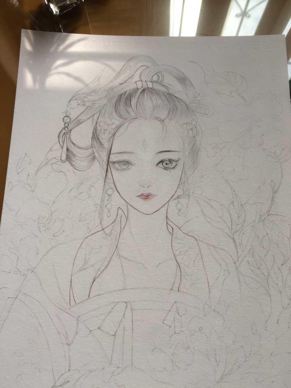古风人物起型线稿,步骤简单详细 分享我的线稿绘画过程,大家感兴趣