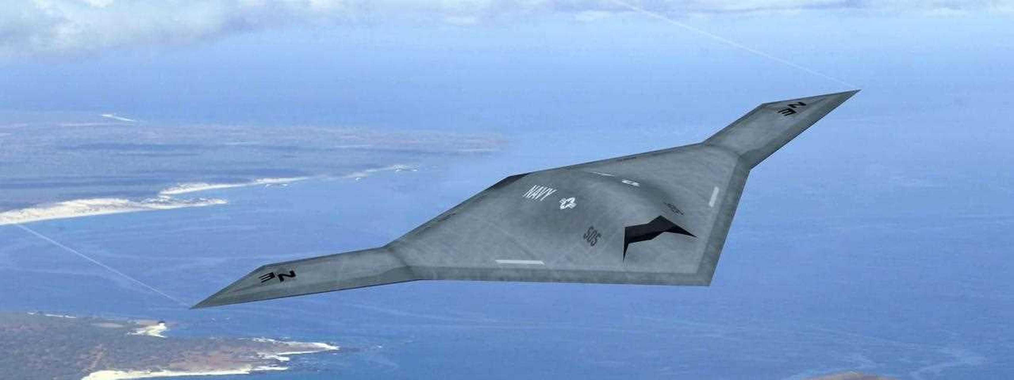 2008年2月,关岛空军基地附近,一架美国b2轰炸机坠毁在地面上.