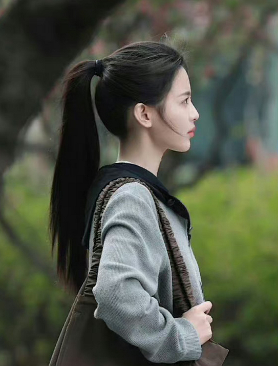 刘亦菲马尾发型图片图片