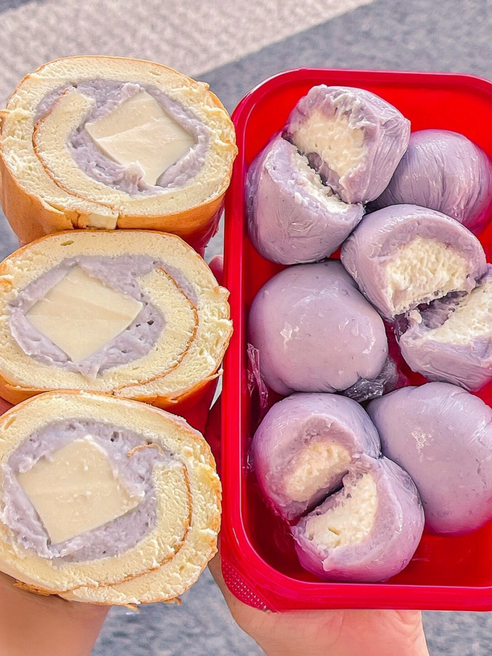 上海冻一冻更好吃的芋泥奶冻卷  上海📍冻一冻更好吃的芋泥奶冻卷"