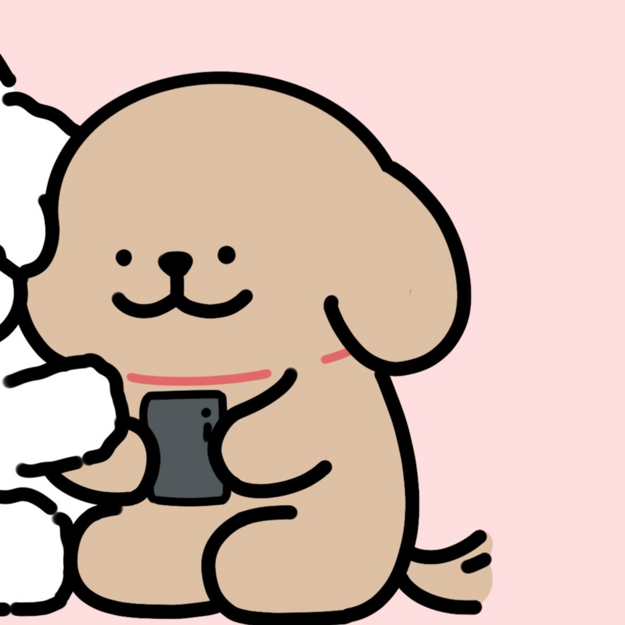 头像,心动不已  如果你继续沉迷于手机不理睬我,我可就要开始调皮捣蛋