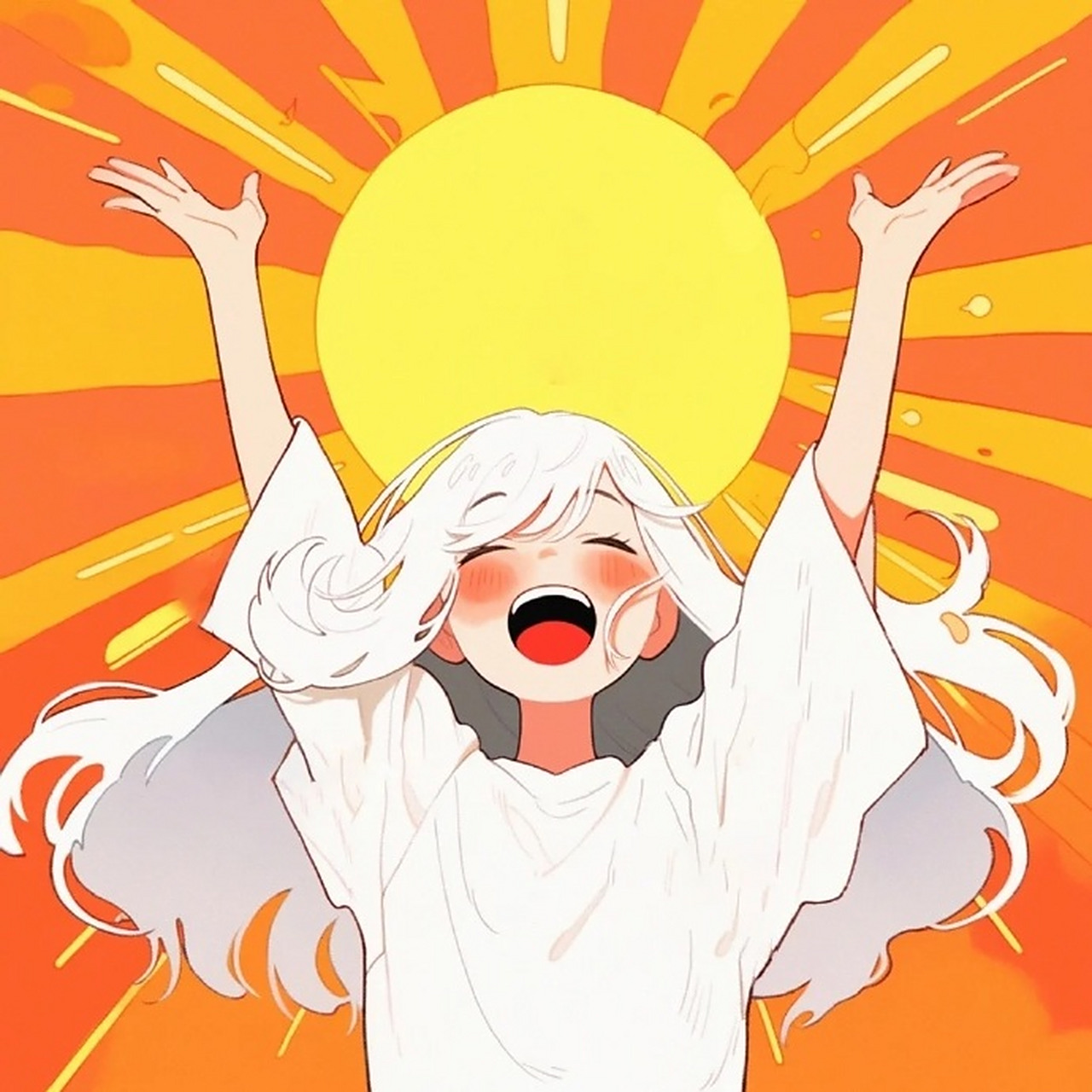 叠加正能量神奇buff头像,光环在手天下我有?[偷笑]  #动漫头像