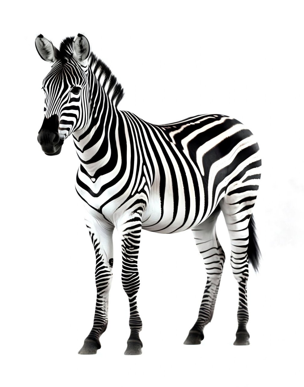 绘画素材千集分享丨斑马·奇蹄目马科  在这个千集的绘画素材分享中