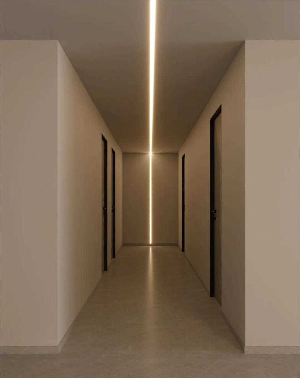 走廊过道的几何线条式设计!