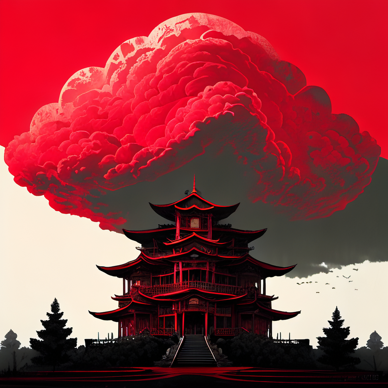 胭脂楼与瑞云红,叠萼重跗剪刻工.优美,4k,平和#百度文心一言来了