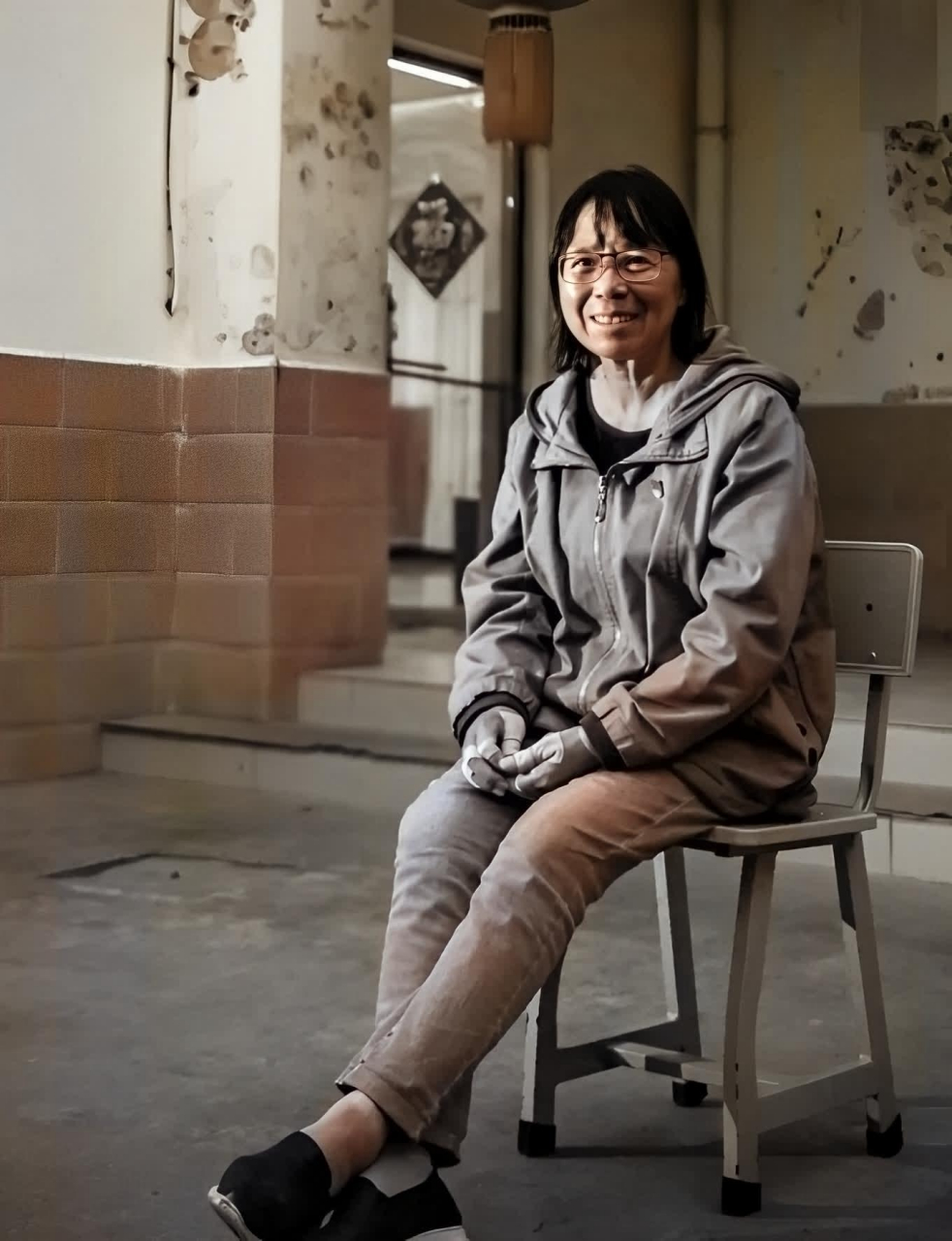 岁月流逝她已不再年轻!第二张照片上满是沧桑和疲惫!