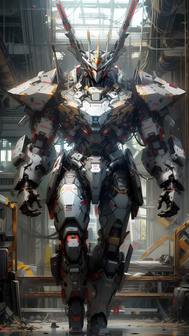 超级酷的机甲背景图