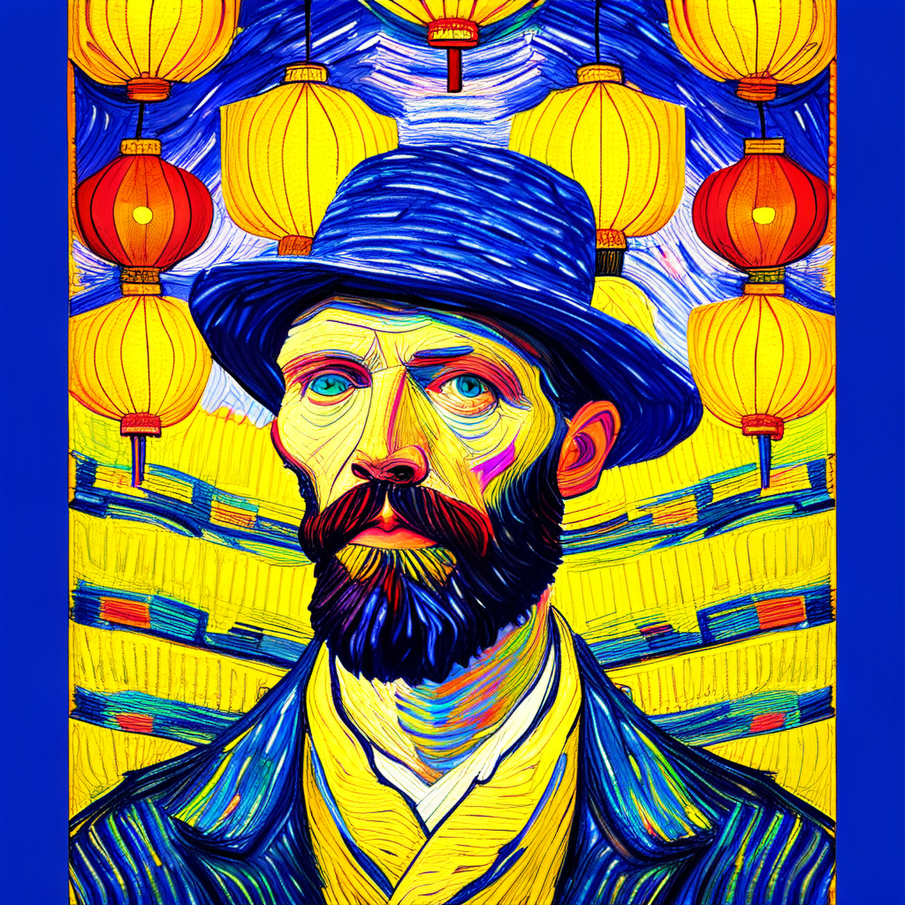 "亲爱的弟弟,你知道,我觉得自己好像在日本." #梵高# #梵高在日本