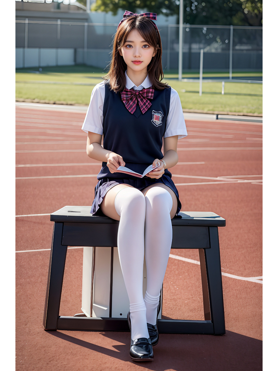 穿上一双白色长筒袜,仿佛拥有了一双翅膀,让你在生活的每一个角落都