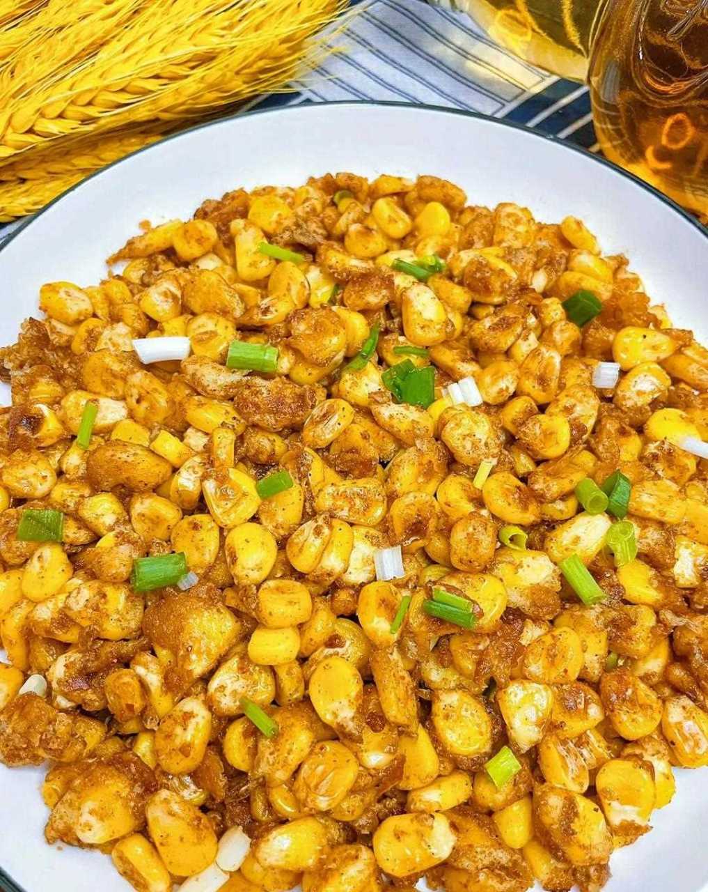 上桌直接秒光的椒盐玉米粒巨巨好吃 不愧是火爆美食圈的[椒盐玉米粒]