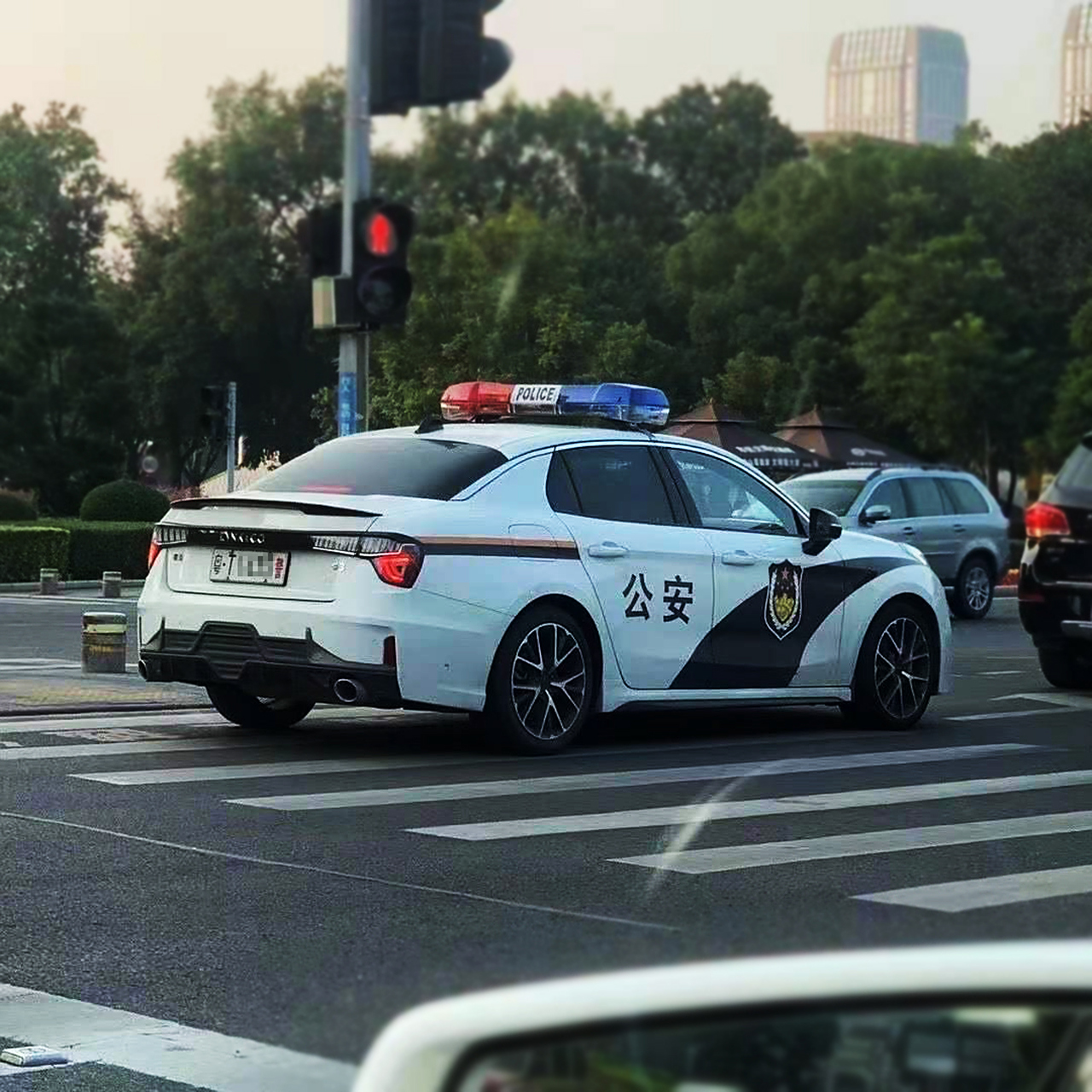 这个警车涂装配上领克不错#领克03