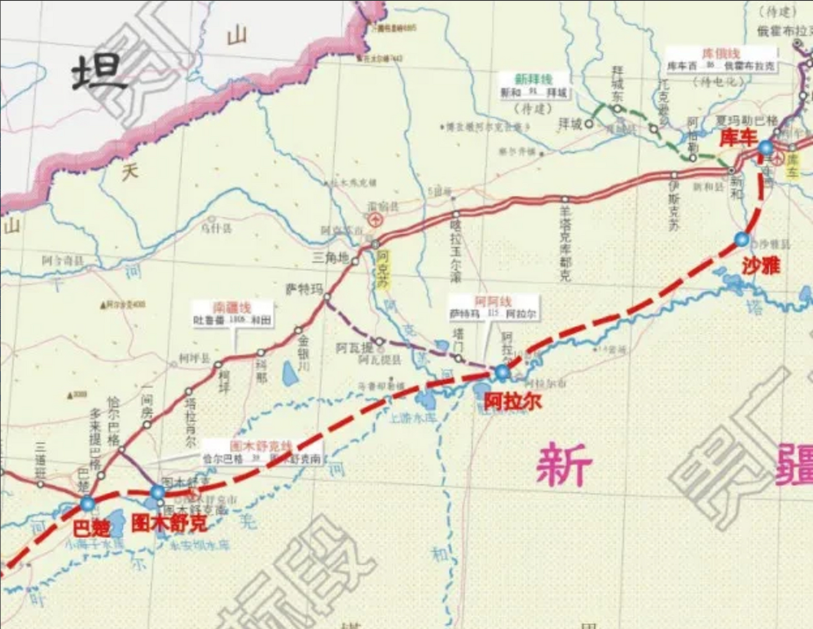 阿拉尔又新增一条铁路,兵团第一座铁路枢纽城市即将建成,阿拉尔市交通