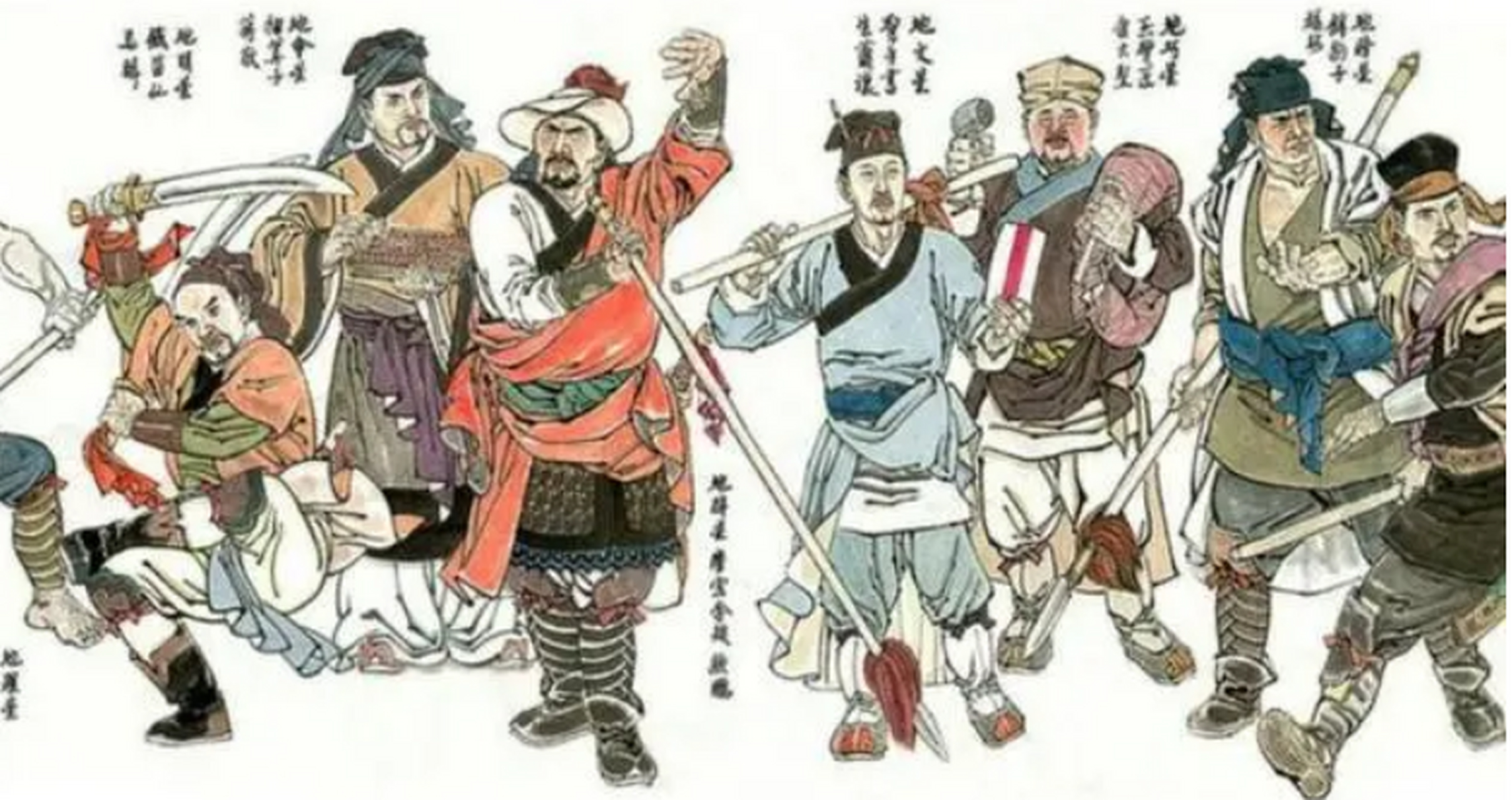 如果要用一句话来形容日本版的《水浒传》,那就是除了主角的名字对得