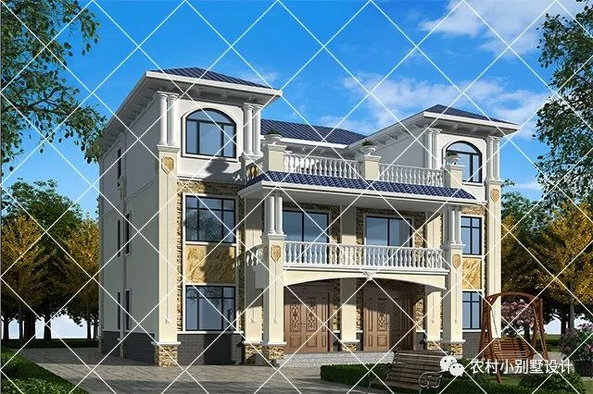 8款兄弟双拼别墅,都是三层设计,四世同堂50年不用重建 双拼自建房我们