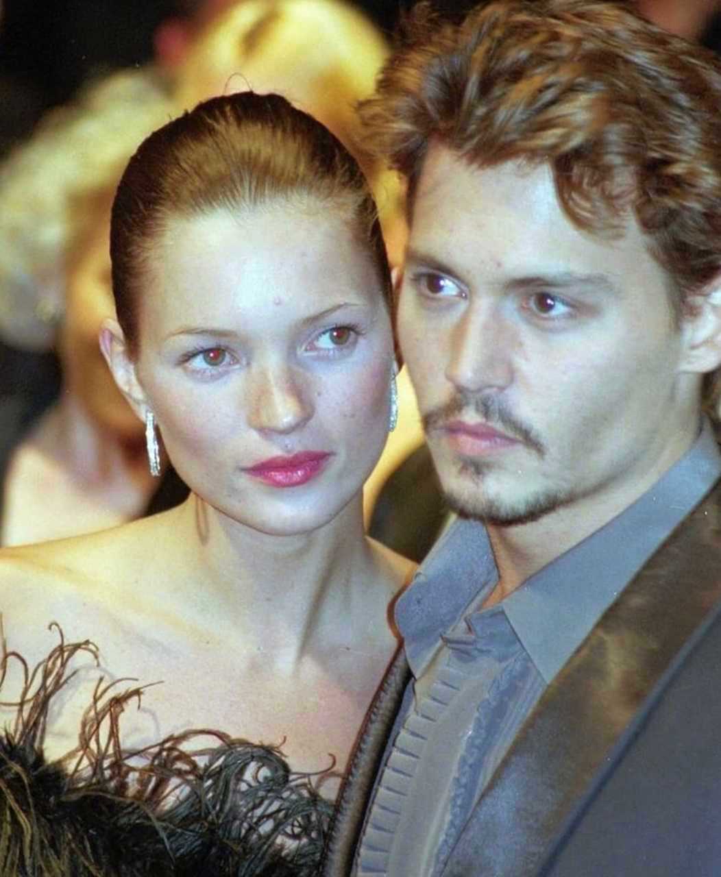 1998年戛纳电影节,johnny depp(约翰尼 德普)和kate moss