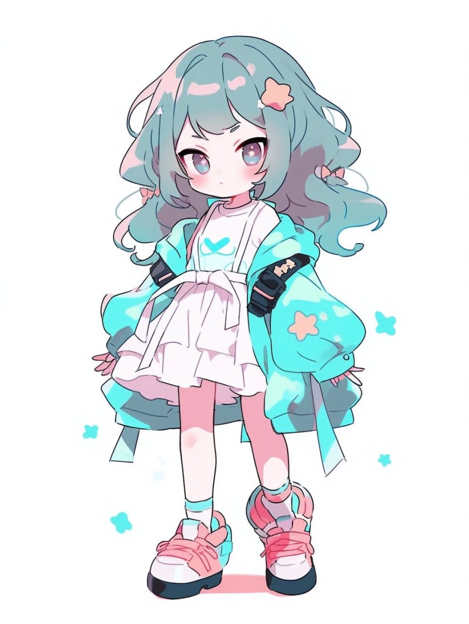 动漫人物 可爱女孩  动漫中有很多可爱的的女孩角色