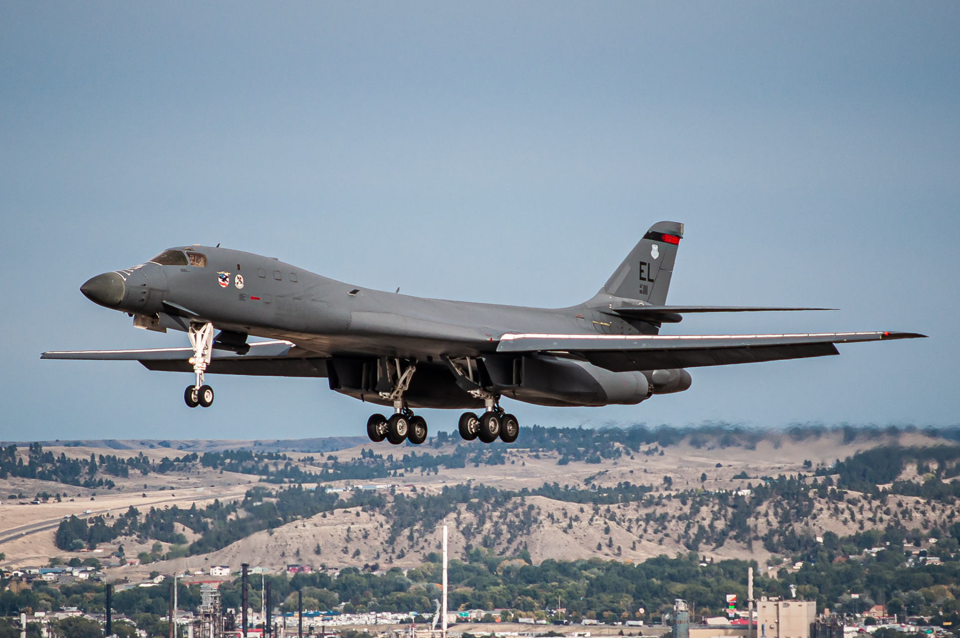 雷鸟b1b 枪骑兵reg 86 0111 (属于埃尔斯沃思空军基地第34轰炸机中队)