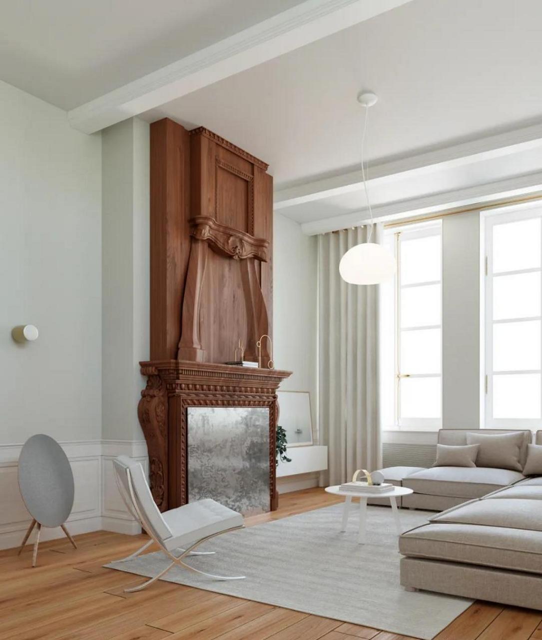 [666]好喜欢这套古今融合的哥特式风格装修的家,老住宅楼改造而成