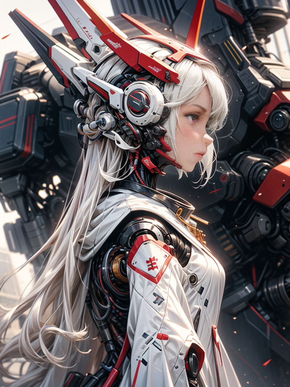 我喜欢的机甲少女#二次元机甲少女美图分享# #机甲少女